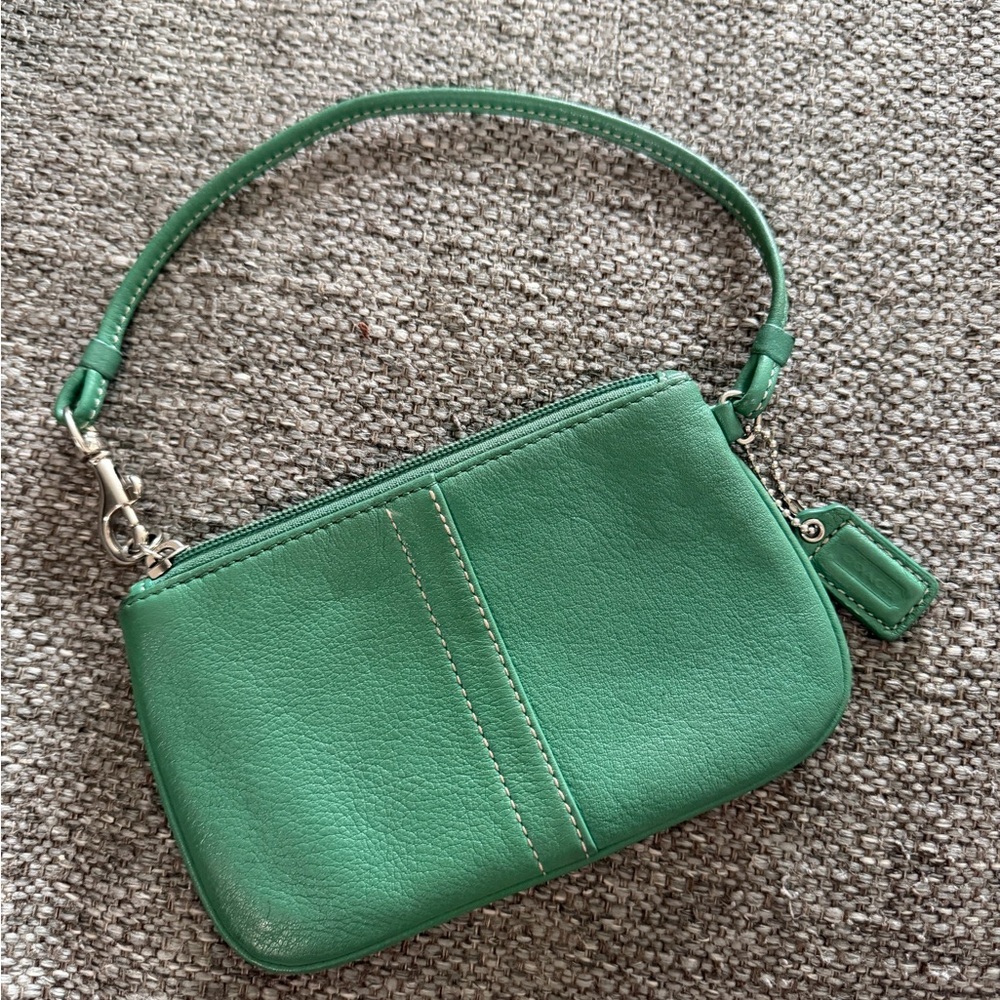Coach Leather Wristlet